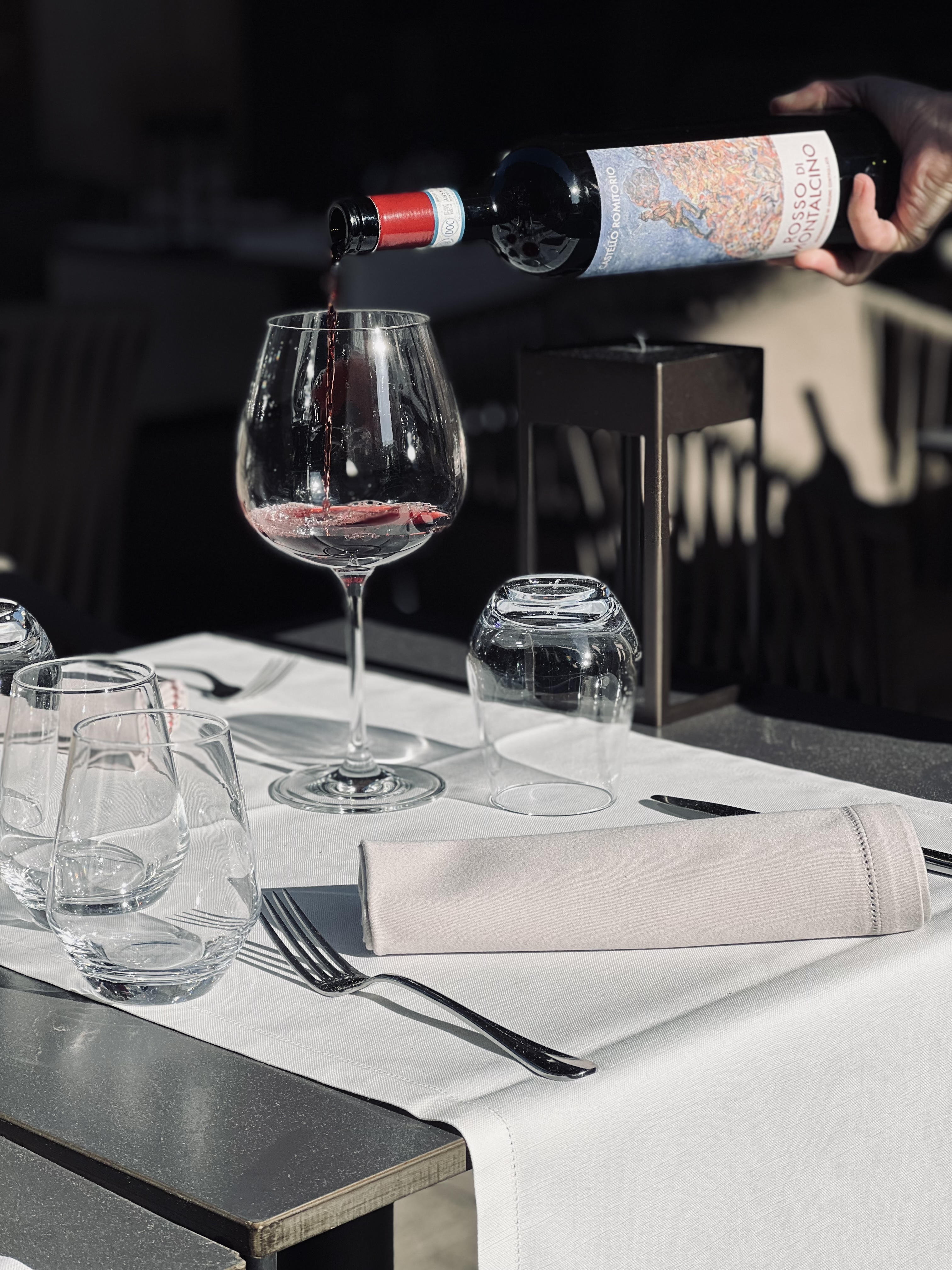 Dégustation de vins italiens